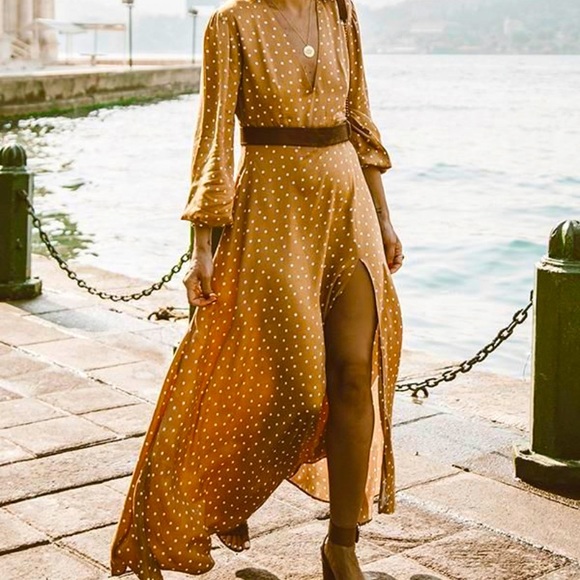 🌾 Host Pick Stunning Lovely Pepa Polk-a-Dot Dress - Picture 1 of 5